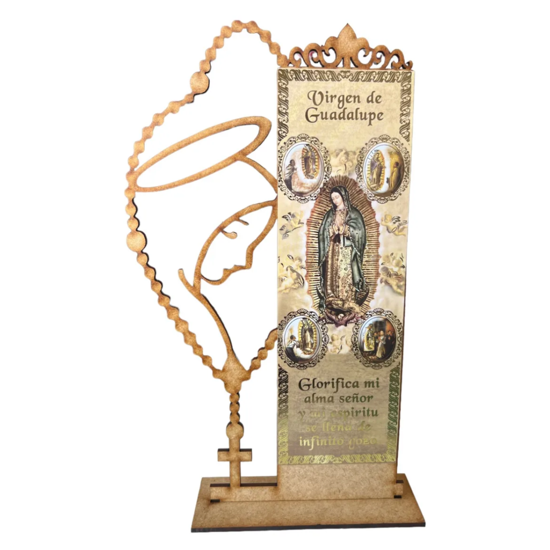 10 Retablos Centro de Mesa Virgen