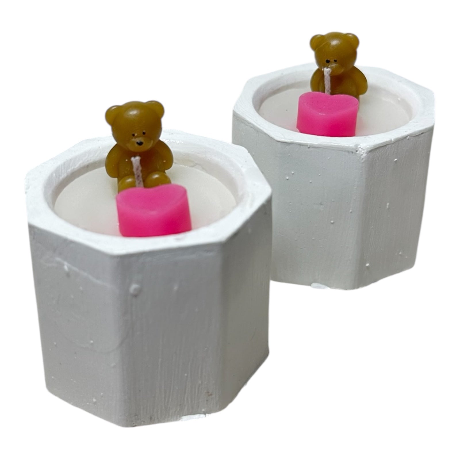 12 Velas en Maceta con Osito