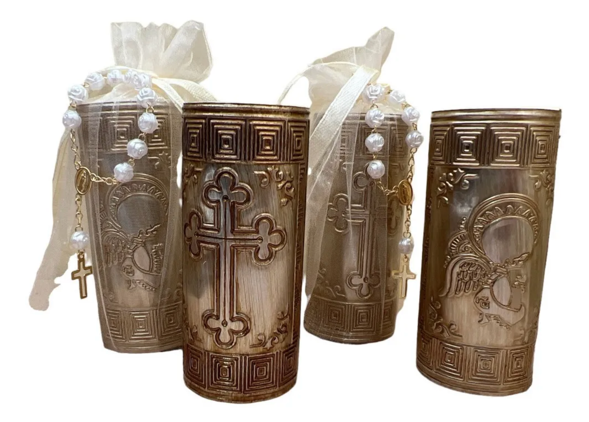 Vela de Angelito y Cruz Dorada