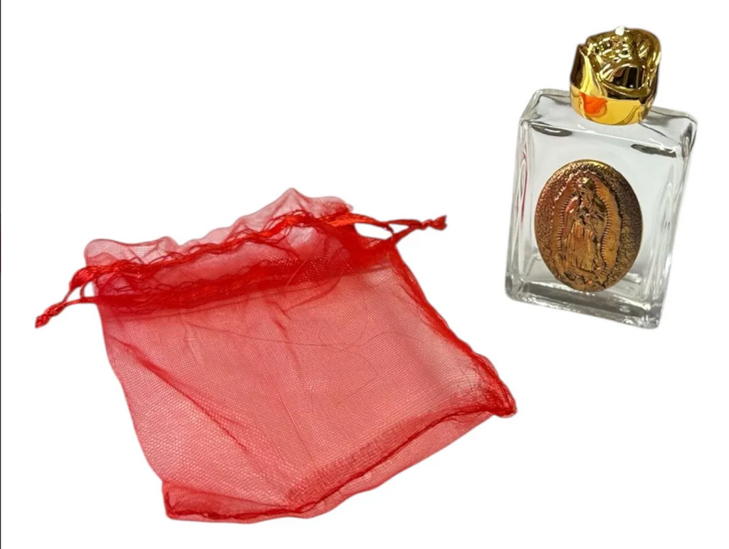 Frasco para Agua Bendita de Medalla Virgen - Pack de 10