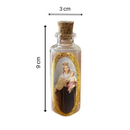 Frasco de Corcho para Agua Bendita De Virgen del Carmen - Pack de 10