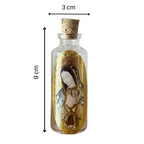 Frascos de Corcho para Agua Bendita De Virgen de Guadalupe - Pack de 10