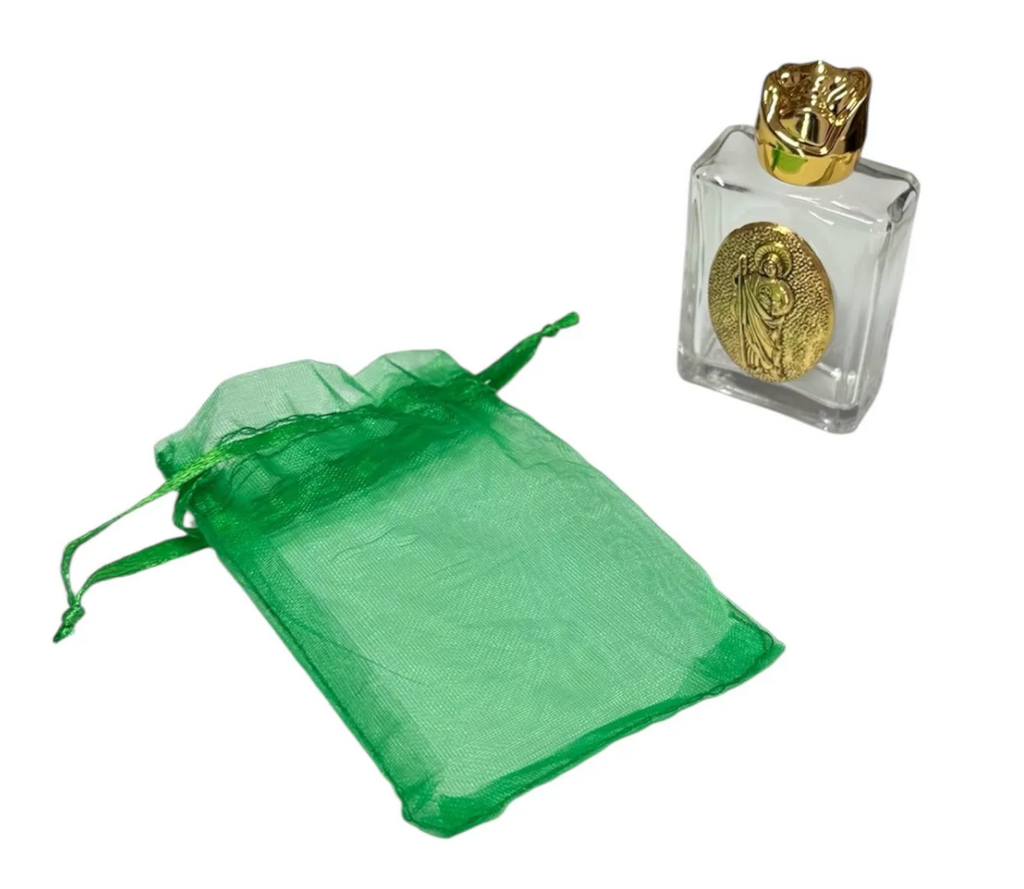 Frasco para Agua Bendita de Medalla San Judas Tadeo - Pack de 10
