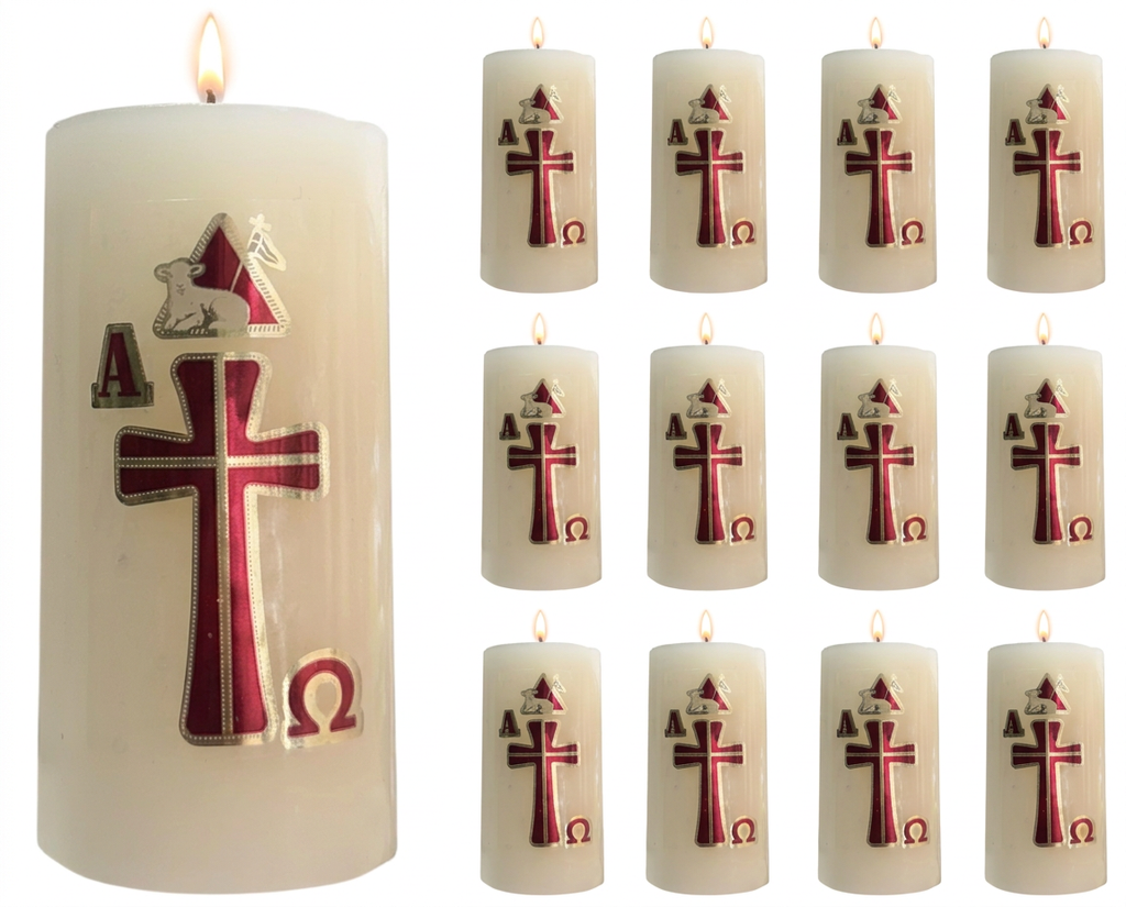 Cirios pequeños pascuales - Pack de 12