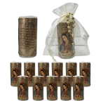 Velas de Luto Virgen de Guadalupe - Pack de 12