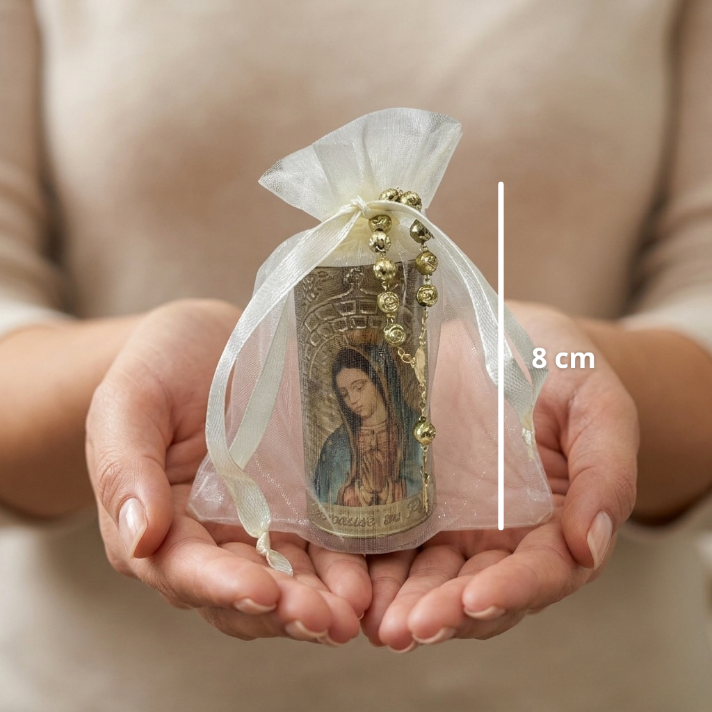 Velas de Luto Virgen de Guadalupe - Pack de 12