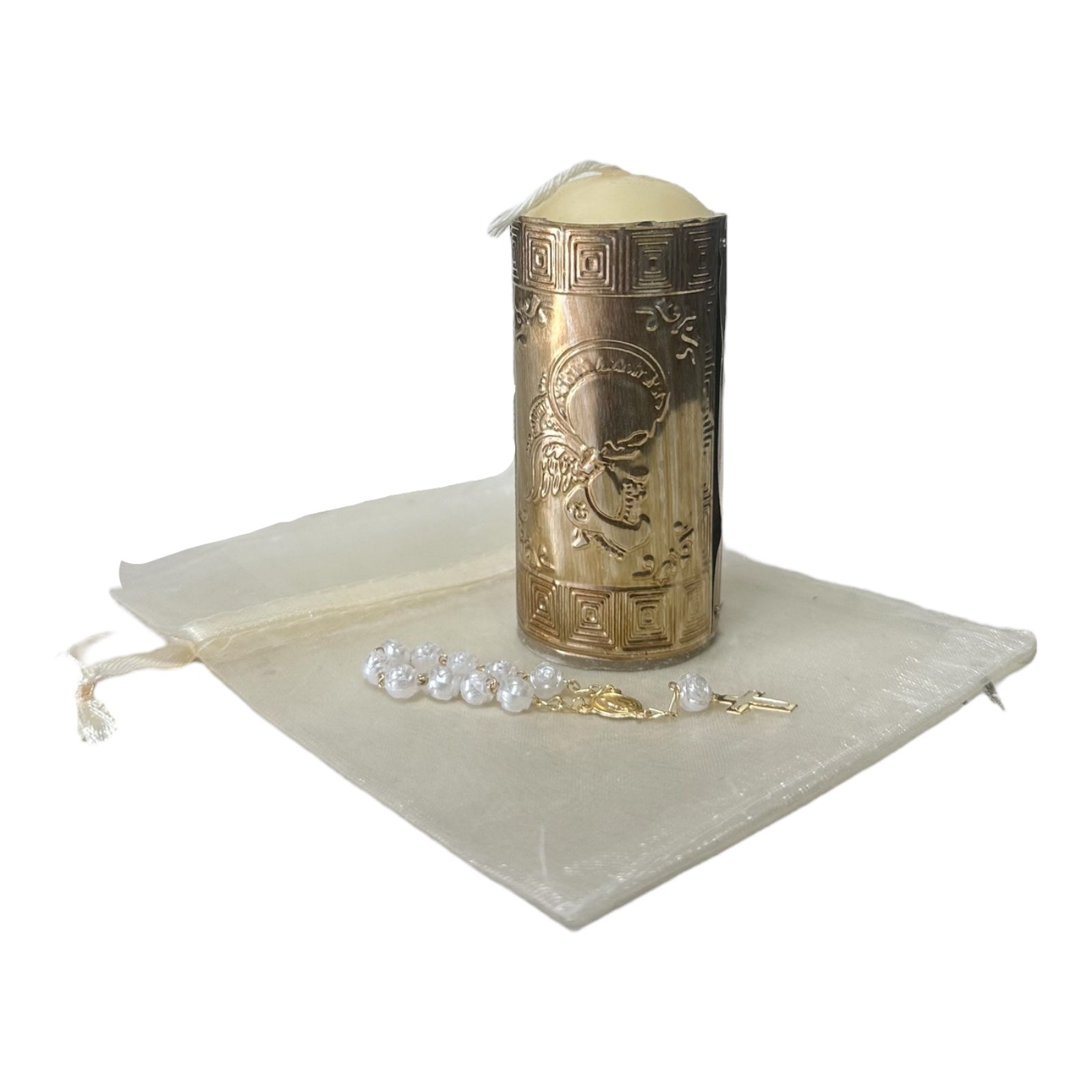 Vela de Angelito y Cruz Dorada