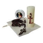 Vela y Rosario de Madera