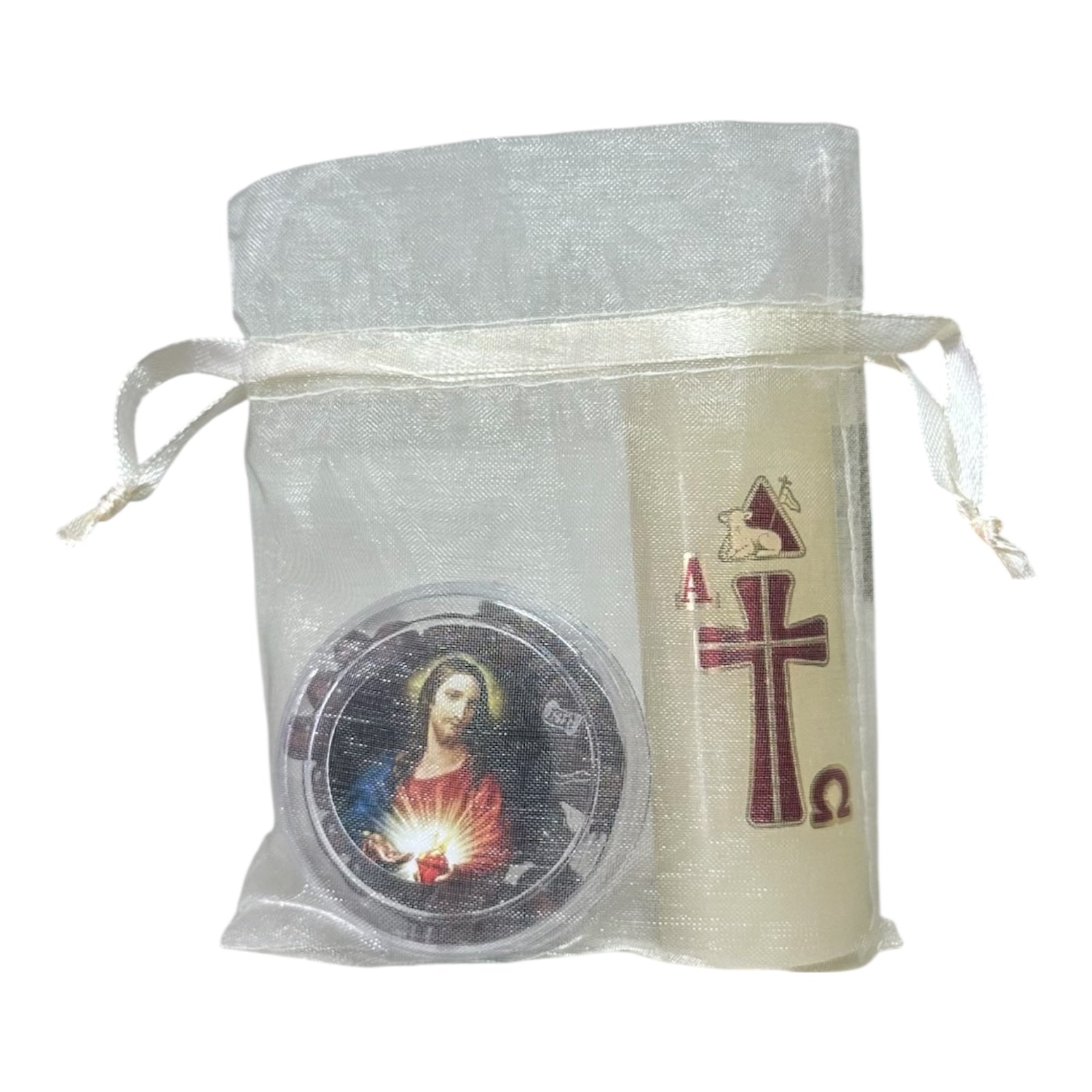 Vela y Rosario de Madera