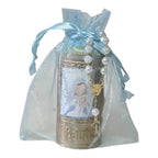 Vela de Bautizo Azul