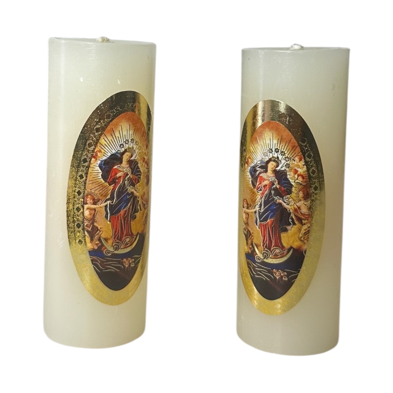 12 Mini Cirios Religioso