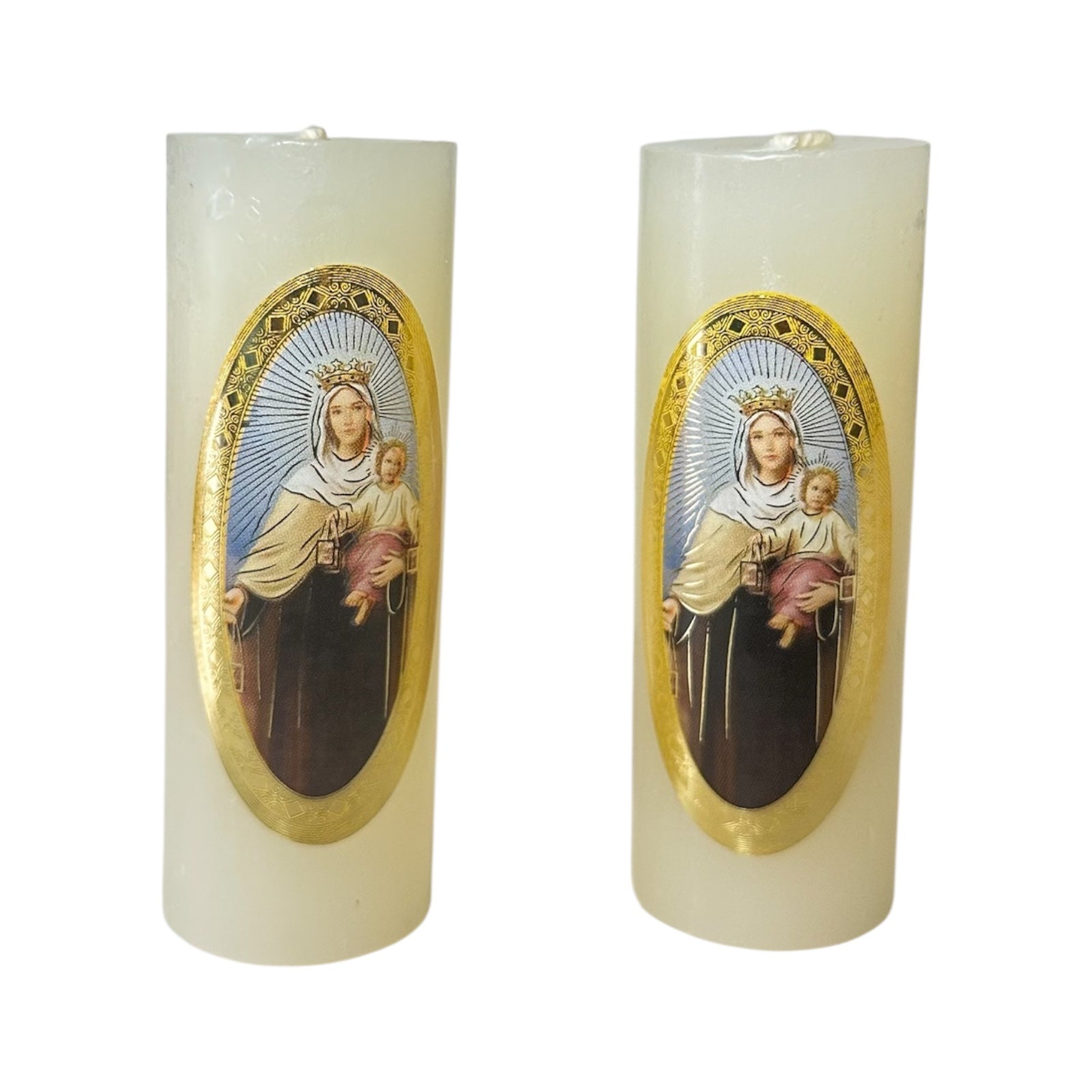 12 Mini Cirios Religioso
