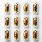 Velas Religiosas San Francisco de Asís · 8x3.5cm · Pack 12 piezas