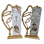 Pack 10 Centros de Mesa Retablos Confirmación | Madera MDF y Corte Láser