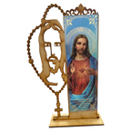 Pack 10 Centros de Mesa Retablos Cristo | Madera MDF y Corte Láser