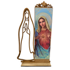 Pack 10 Centros de Mesa Retablos Virgen Maria | Madera MDF y Corte Láser