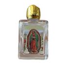 Paquete de 10 frascos para agua bendita con imagen de la virgen de Guadalupe para recuerdos de mandas y protección